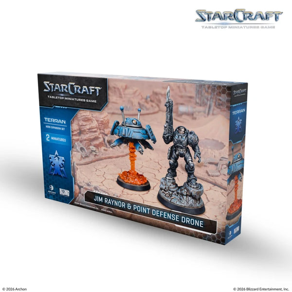 Starcraft Terran Hero Expansion Set - Jim Raynor & Point Defense Drone