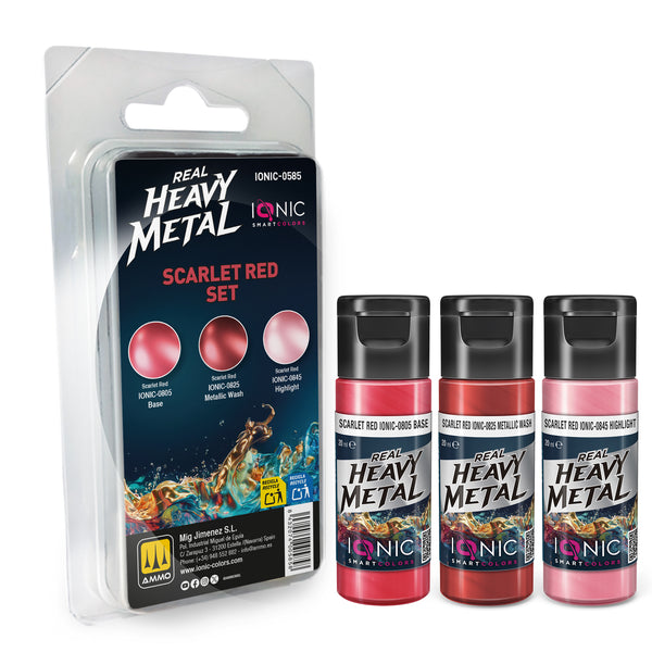 IONIC Smart Colors - Heavy Metal Scarlet Red Set