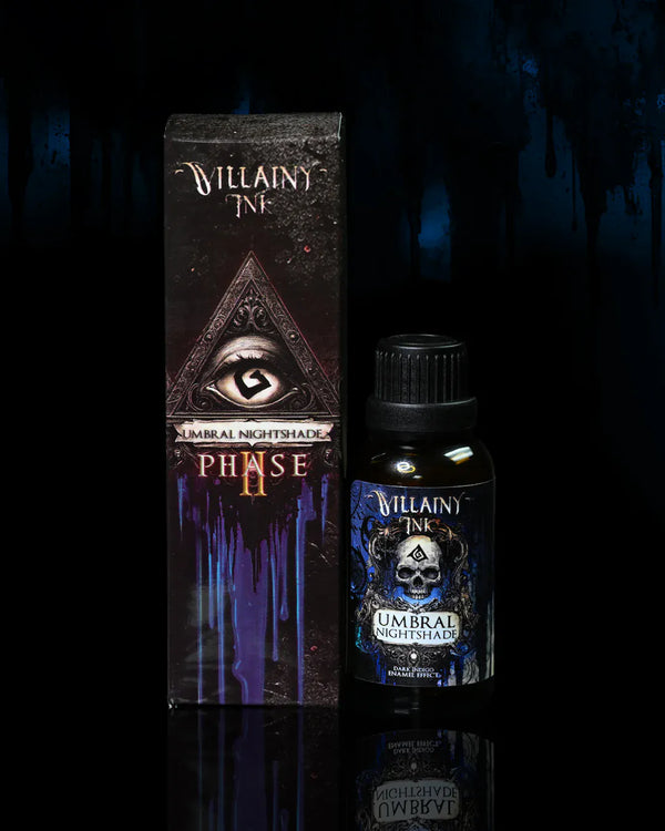 Villainy Inks Phase II - Handcrafted Enamel Washes 30ml - Umbral Nightshade