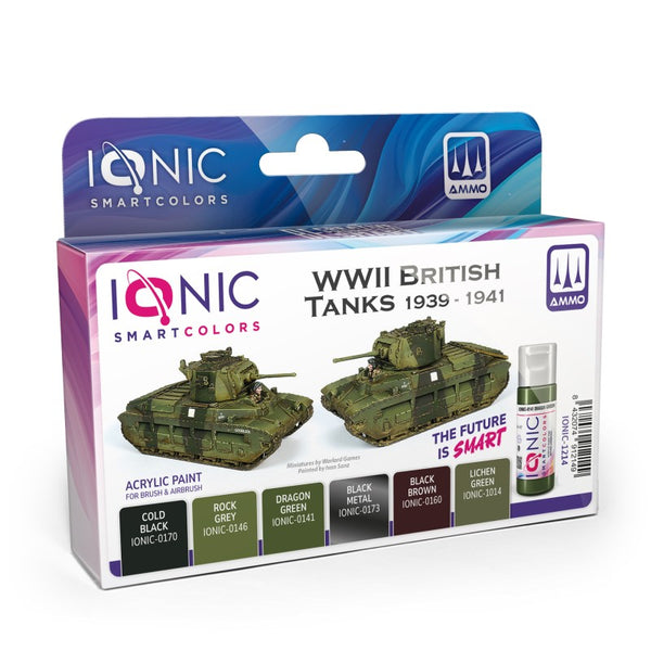 IONIC Smart Colors - WWII British Tanks 1939 - 1941 Set (6)
