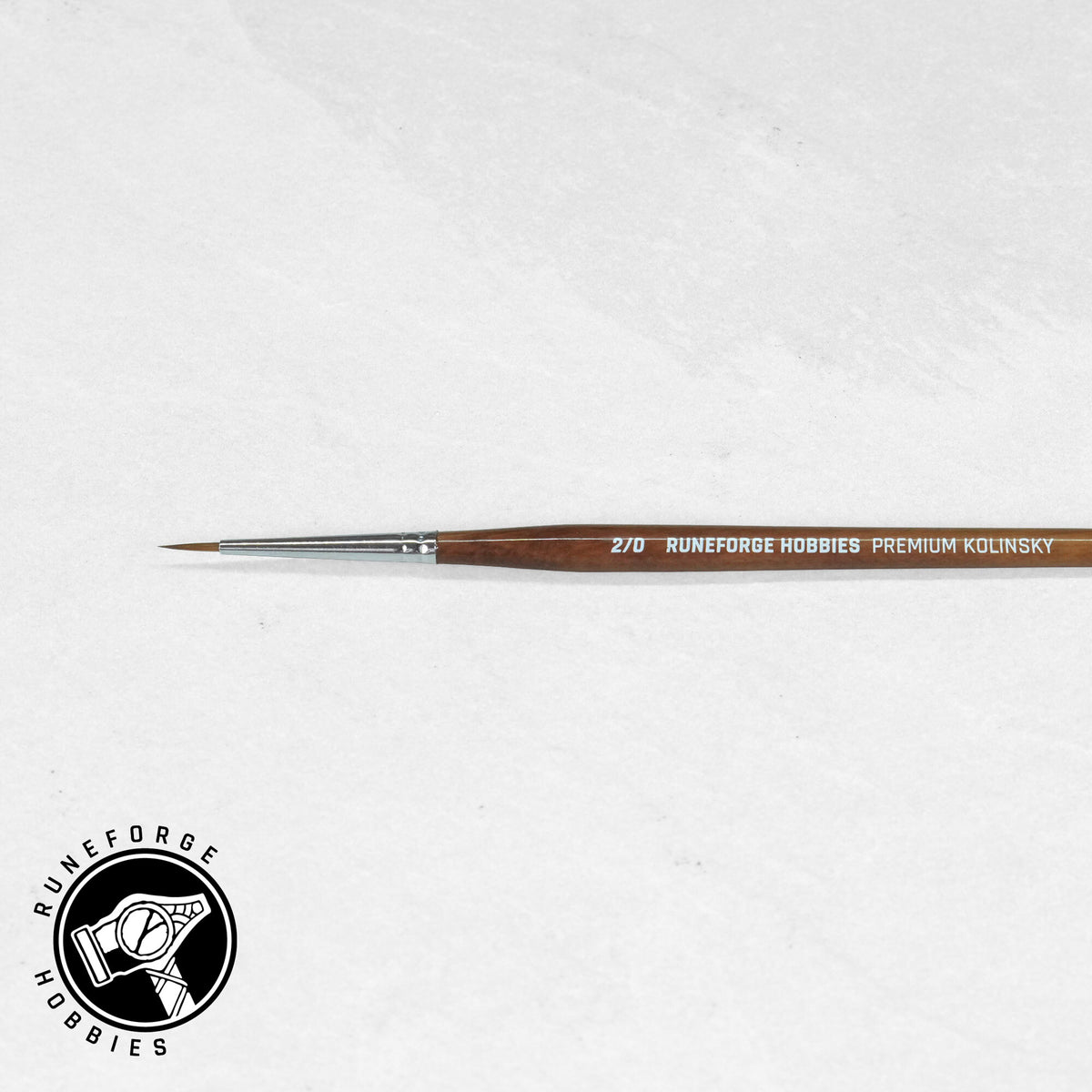 Runeforge Hobbies Premium Kolinsky Brushes - Size 2/0