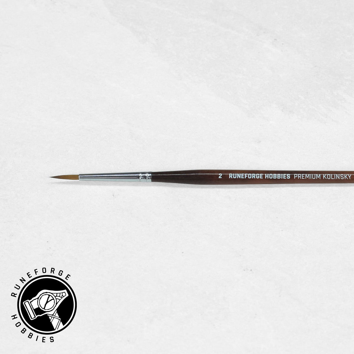 Runeforge Hobbies Premium Kolinsky Brushes - Size 2