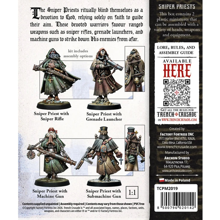 Trench Crusade New Antioch Prussian Sniper Priests