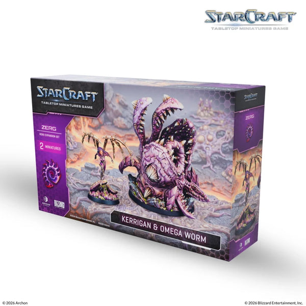 Starcraft Zerg Hero Expansion Set - Kerrigan & Omega Worm