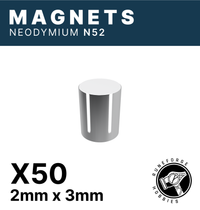 Runeforge Hobbies - N52 Magnets - 2*3mm x50