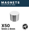 Runeforge Hobbies - N52 Magnets - 5*4mm x50