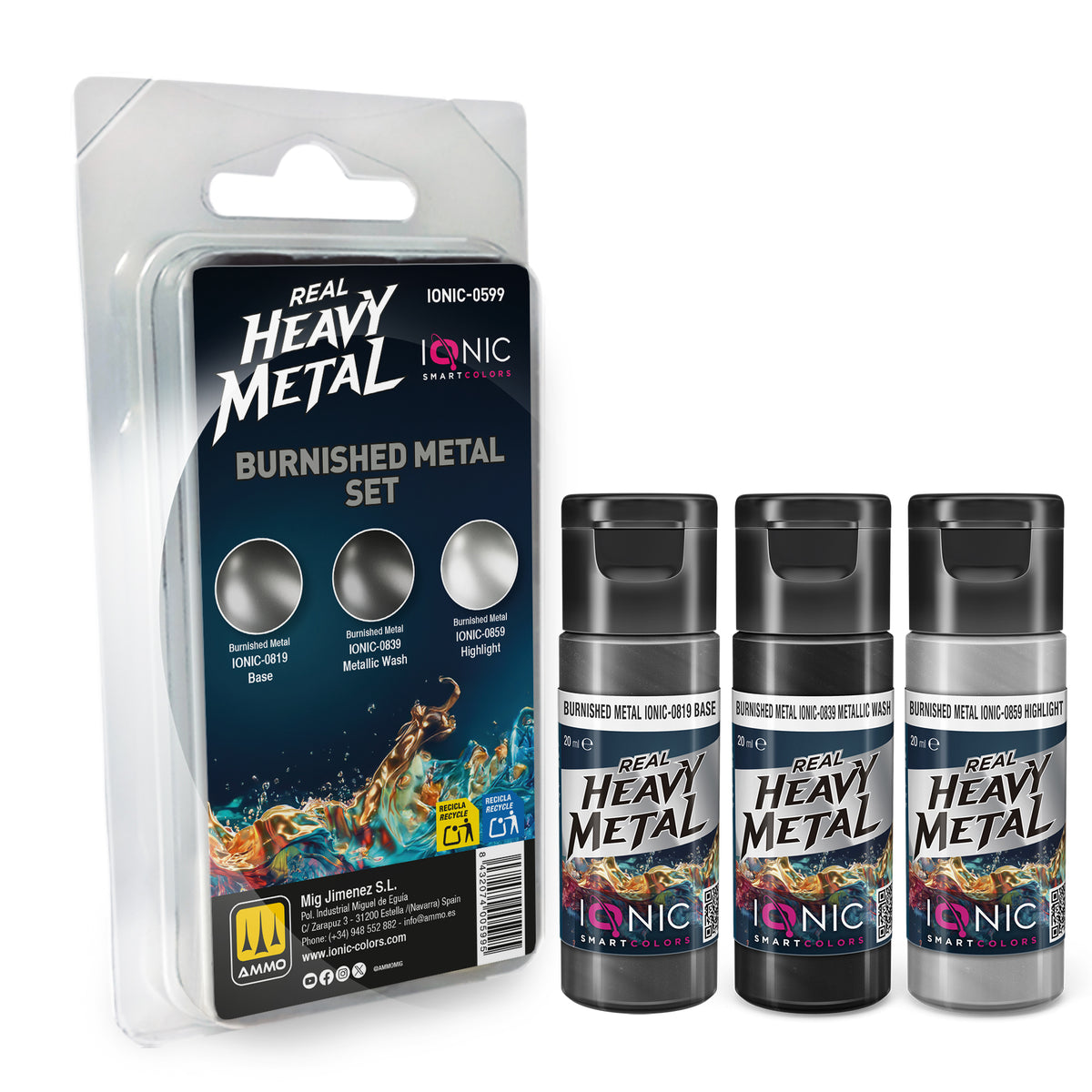 IONIC Smart Colors - Heavy Metal Burnished Metal Set