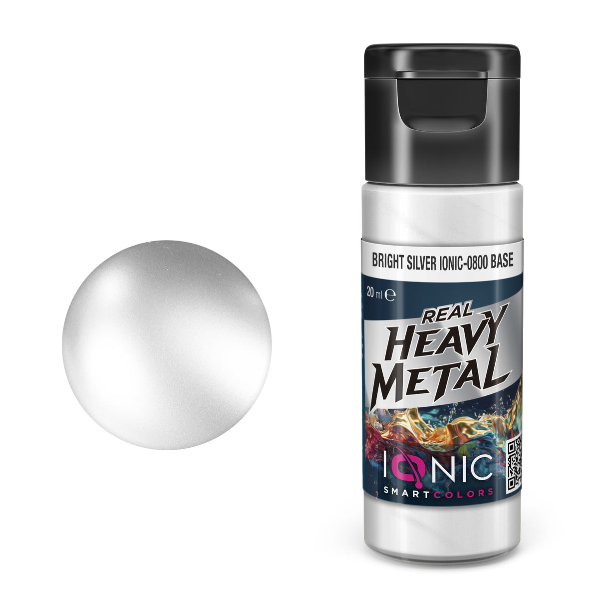 IONIC Smart Colors - Heavy Metal Bright Silver Base 20ml