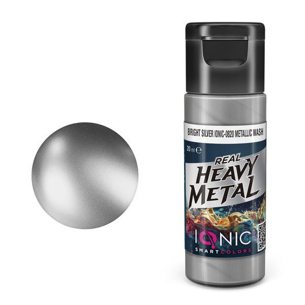 IONIC Smart Colors - Heavy Metal Bright Silver  Metallic Wash 20ml