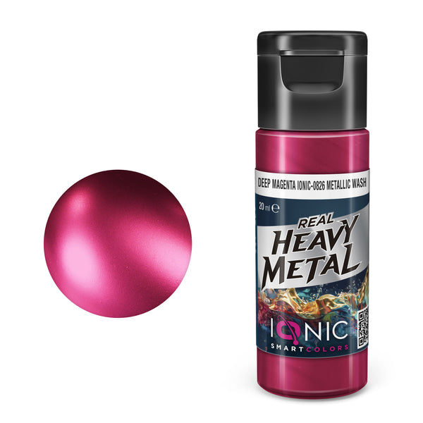 IONIC Smart Colors - Heavy Metal Deep Magenta  Metallic Wash 20ml