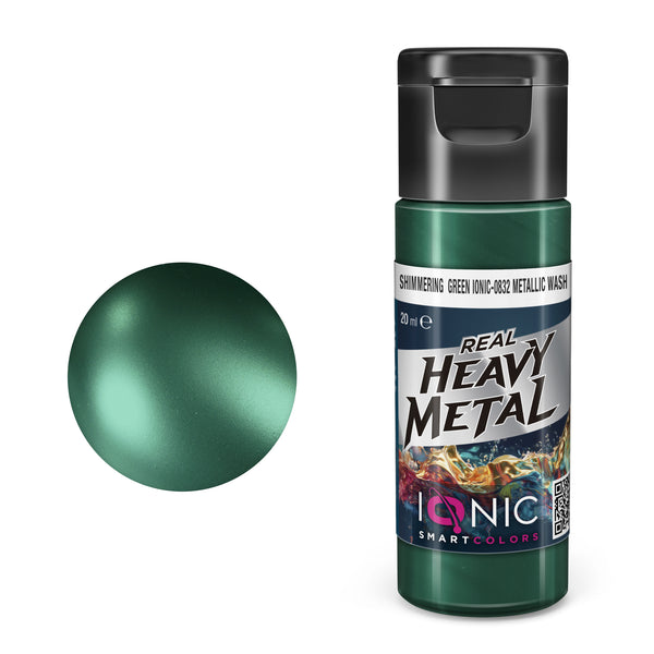 IONIC Smart Colors - Heavy Metal Shimmering Green  Metallic Wash 20ml
