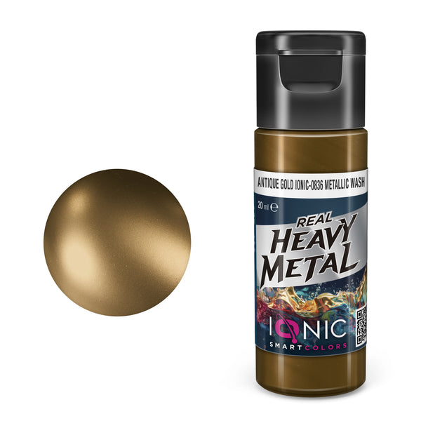 IONIC Smart Colors - Heavy Metal Antique Gold  Metallic Wash 20ml