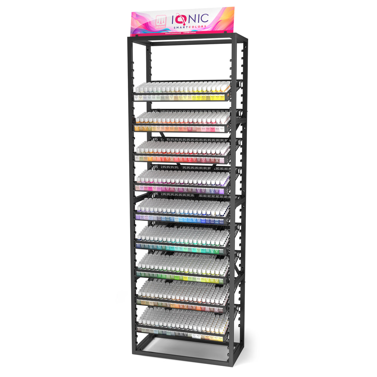 IONIC Smart Colors - FULL RANGE COMPLETE RACK - (6x180 colors + 6x each aux products)