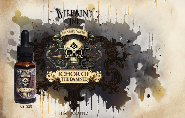 Villainy Inks Phase I - Handcrafted Enamel Washes 30ml - Ichor of the Damned