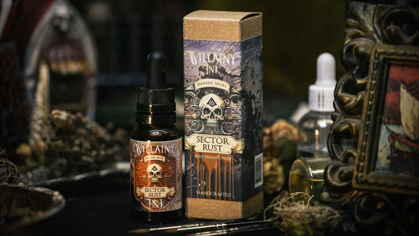 Villainy Inks Phase I - Handcrafted Enamel Washes 30ml - Sector Rust