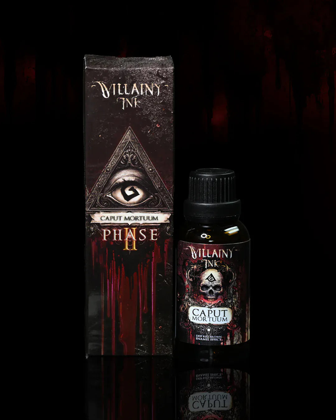 Villainy Inks Phase II - Handcrafted Enamel Washes 30ml - Caput Mortuum
