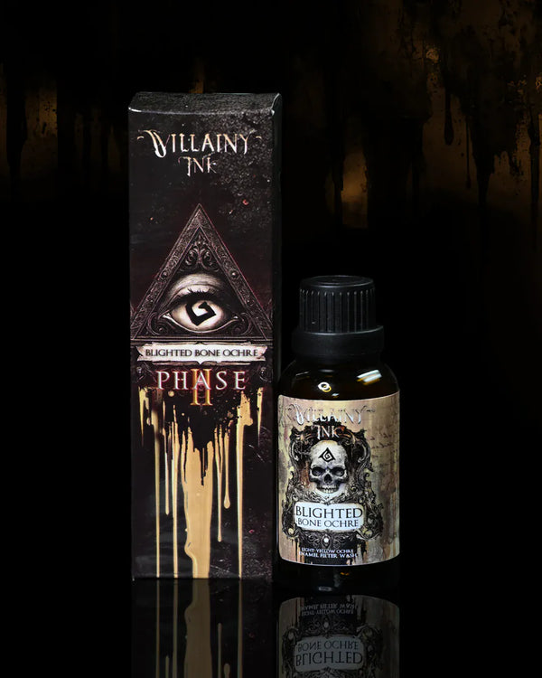 Villainy Inks Phase II - Handcrafted Enamel Washes 30ml - Blighted Bone Ochre