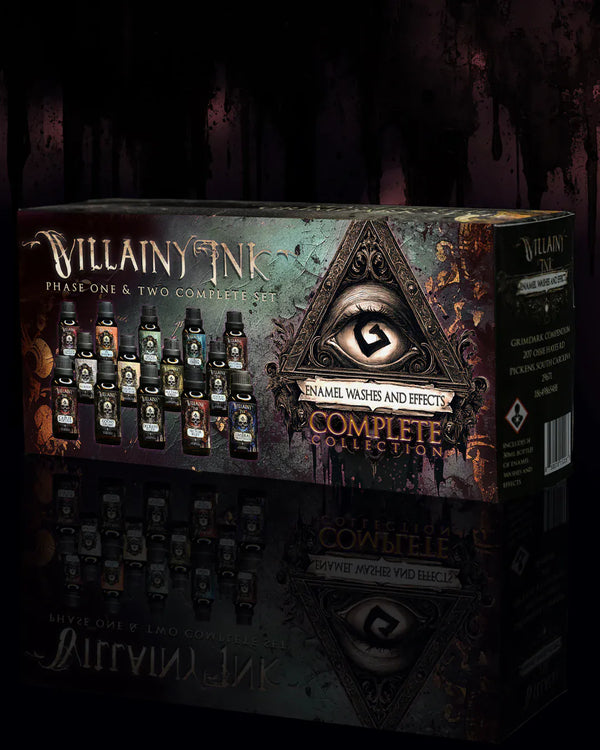 Villainy Inks - Handcrafted Enamel Washes 30ml - COMPLETE Collection x14 colors
