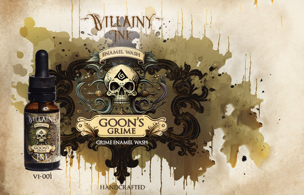 Villainy Inks Phase I - Handcrafted Enamel Washes 30ml - Goon's Grime