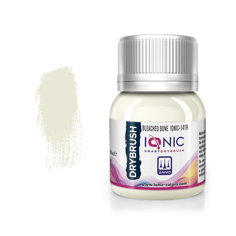 IONIC Drybrush Paints -  Bleached Bone 40ml