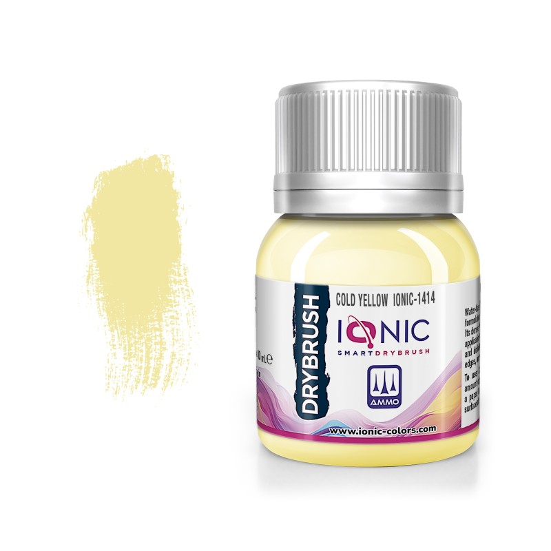 IONIC Drybrush Paints -  Cold Yellow 40ml