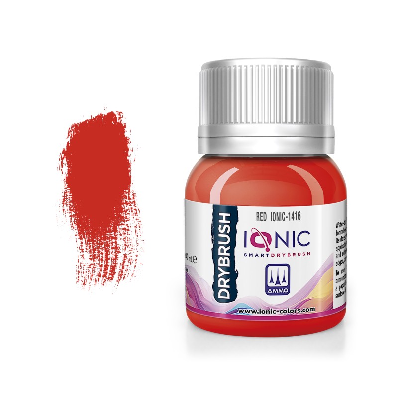 IONIC Drybrush Paints -  Red 40ml