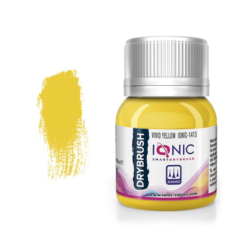 IONIC Drybrush Paints -  Vivid Yellow 40ml