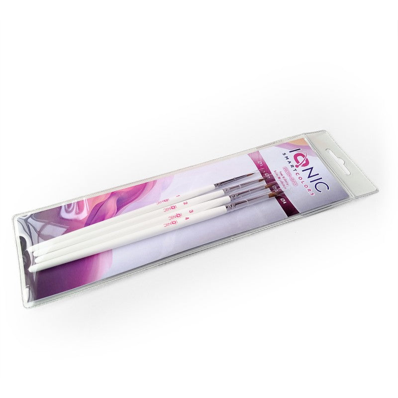 IONIC Smart Brushes - Premium Kolinsky Set (Size 1,2,3,4)