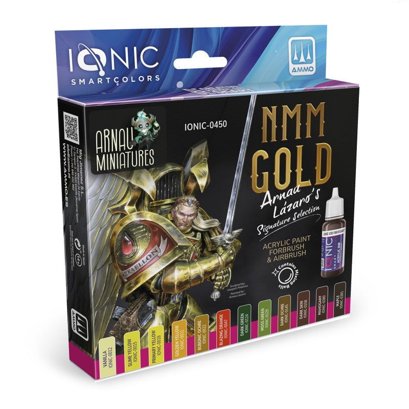 IONIC Smart Colors - NMM Gold Arnau Lazaro Set (10 paints + 2 inks)