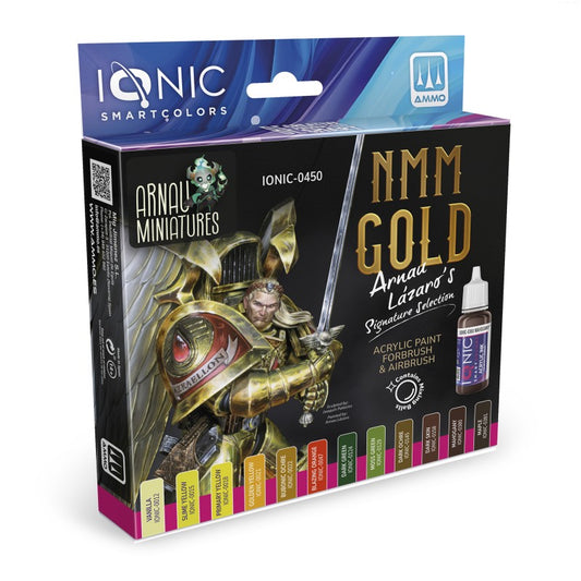 IONIC Smart Colors - NMM Gold Arnau Lazaro Set (9 paints + 2 inks)