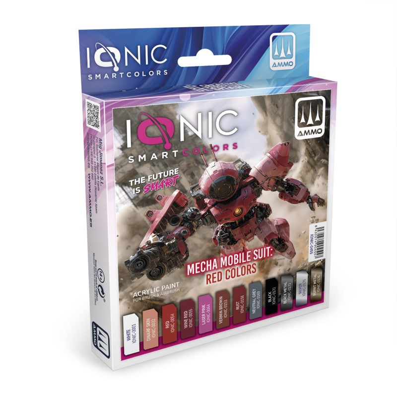 IONIC Smart Colors - Mecha Mobile Suit: Red Colors Set (12)