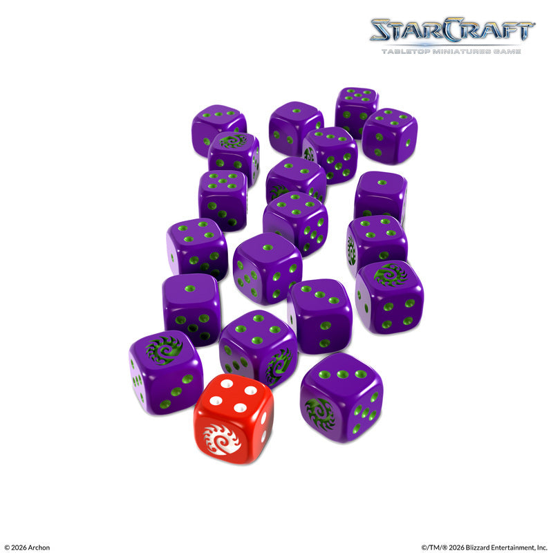 Starcraft Zerg Dice Set