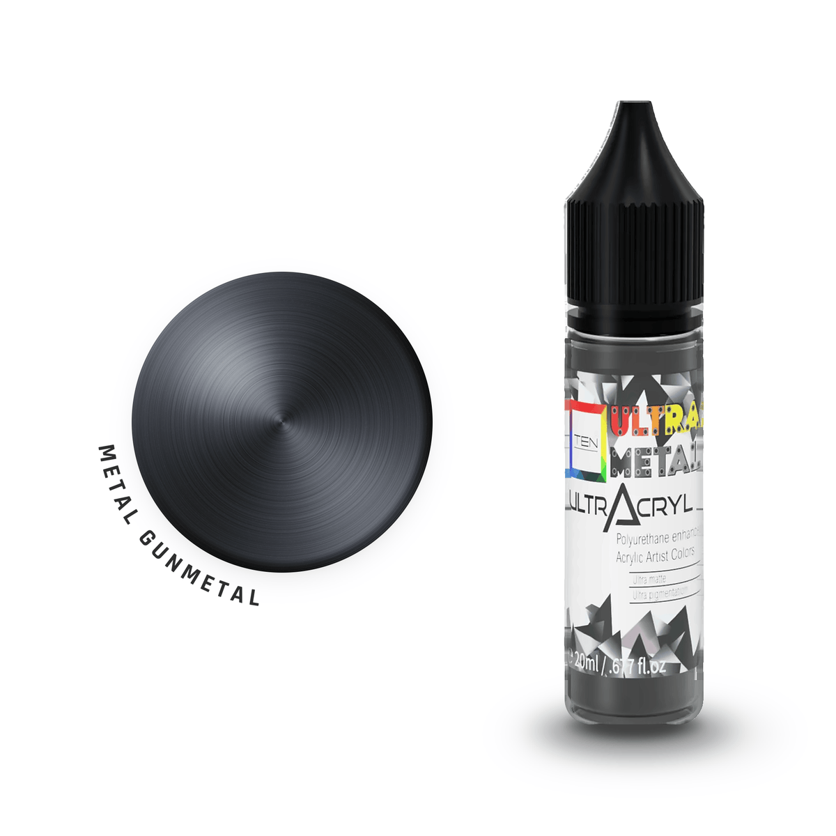 Ultracryl - Metal Gunmetal 20ml