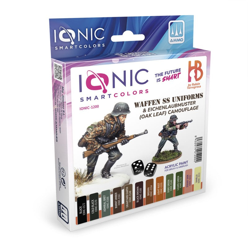 IONIC Smart Colors - Waffen SS Uniforms and Eichenlaubmuster (Oak Leaf) Camouflage Set (12)