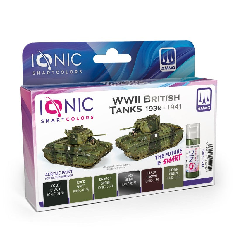 IONIC Smart Colors - WWII British Tanks 1939 - 1941 Set (6)