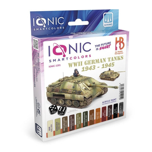 IONIC Smart Colors - WWII German Tanks 1943 - 45 Set (12)